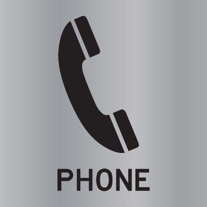 ENGRAVED PHONE WITH PICTO 150 X 150