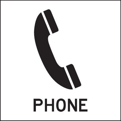 ENGRAVED PHONE WITH PICTO 150 X 150
