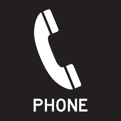 ENGRAVED PHONE WITH PICTO 150 X 150