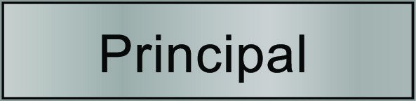 ENGRAVED PRINCIPAL 200 X 48