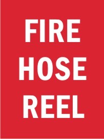 REVERSE ENGRAVED PAINT-FILLED FIRE HOSE REEL 150 X 200