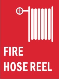 REVERSE ENGRAVED PAINT-FILLED FIRE HOSE REEL WITH PICTO 150 X 200