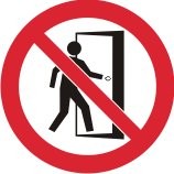 NO EXIT PROHIBITION DISC