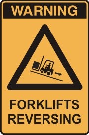 FORKLIFTS REVERSING WITH PICTO