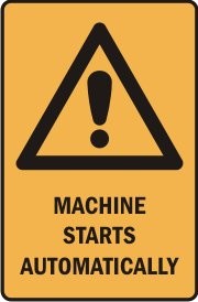 MACHINE STARTS AUTOMATICALLY WITH PICTO