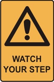 WATCH YOUR STEP WITH PICTO