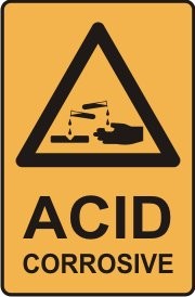 ACID CORROSIVE WITH PICTO