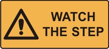 WATCH THE STEP WITH PICTO