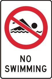 NO SWIMMING WITH PICTO