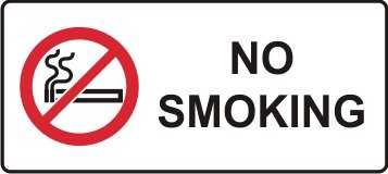 NO SMOKING WITH PICTO