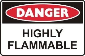 HIGHLY FLAMMABLE