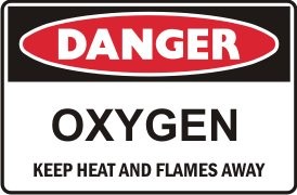 OXYGEN KEEP HEAT & FLAMES AWAY