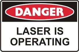 LASER IS OPERATING