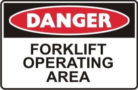 FORKLIFT OPERATING AREA
