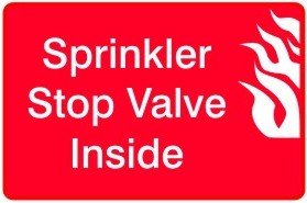 SPRINKLER STOP VALVE WITH PICTO