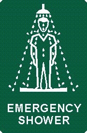 EMERGENCY SHOWER WITH PICTO