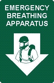 EMERGENCY BREATHING APPARATUS WITH PICTO
