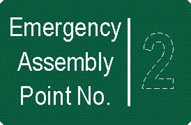 EMERGENCY ASSEMBLY POINT NO. (AS REQUESTED)