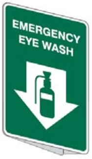 EMERGENCY EYE WASH WITH PICTO WALL MOUNT 225 X 300