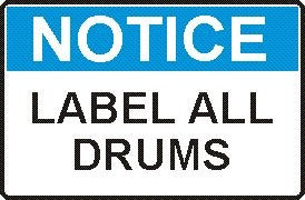 LABEL ALL DRUMS