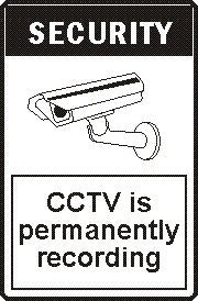 CCTV IS PERMANENTLY RECORDING