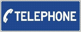 TELEPHONE WITH PICTO 180 X 450