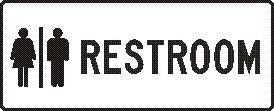 RESTROOM WITH PICTO 180 X 450