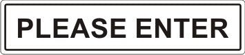 PLEASE ENTER ADHESIVE LABEL