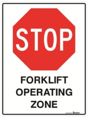FORKLIFT OPERATING ZONE