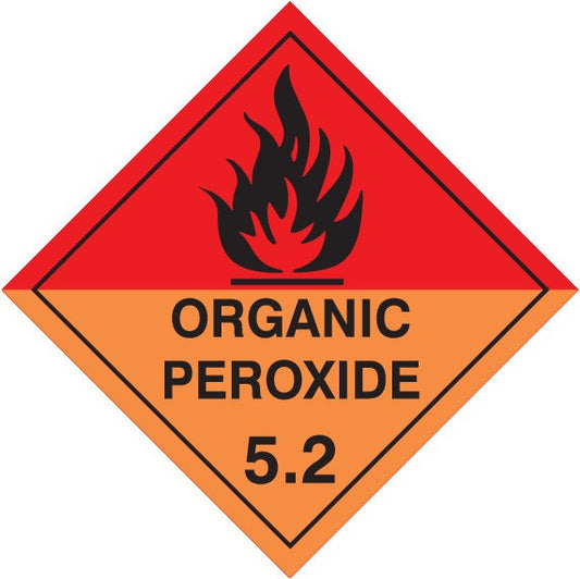 ORGANIC PEROXIDE HAZCHEM PLACARD
