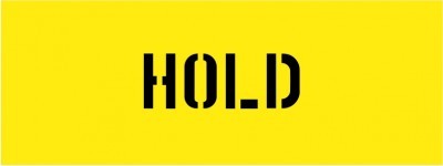 PACKAGING STENCIL HOLD 400 X 150