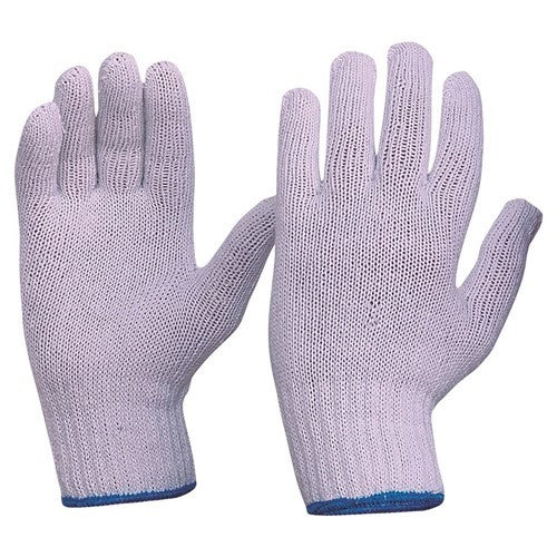 PROCHOICE KNITTED POLY/COTTON WITH PVC DOTS GLOVES