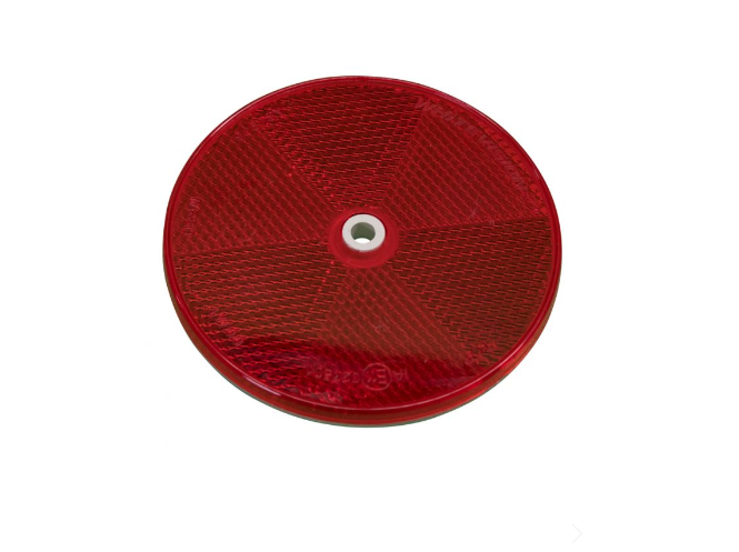 RED REFLECTIVE DELINEATOR - 80MM