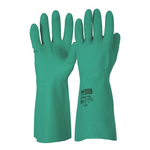 PROCHOICE CHEMICAL RESISTANT GREEN NITRILE GLOVE