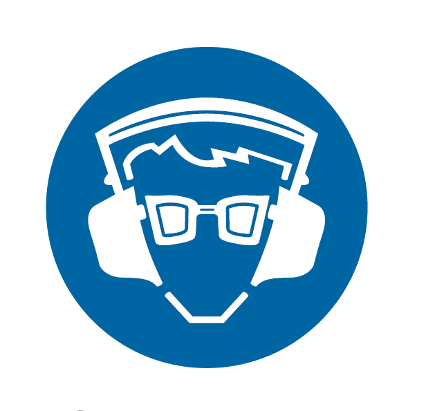 HEARING & EYE PROTECTION MANDATORY DISC