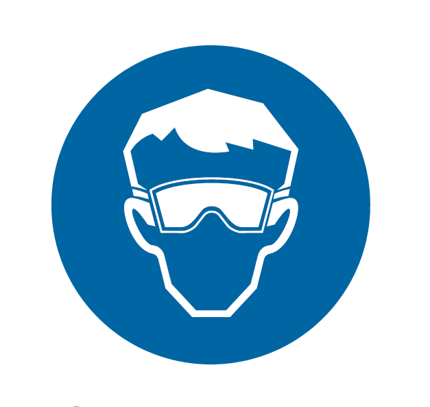 SAFETY GOGGLES MANDATORY DISC