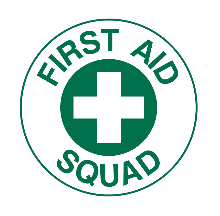 HARD HAT FIRST AID SQUAD ADHESIVE DISC 50MM - PACK OF 5