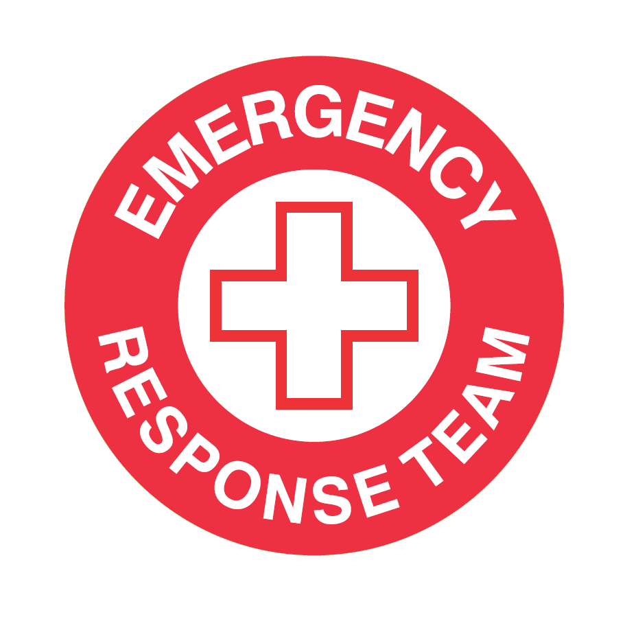HARD HAT EMERGENCY RESPONSE TEAM ADHESIVE DISC 50MM - PACK OF 5