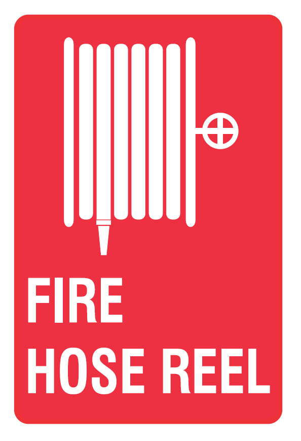 FIRE HOSE REEL WITH PICTO