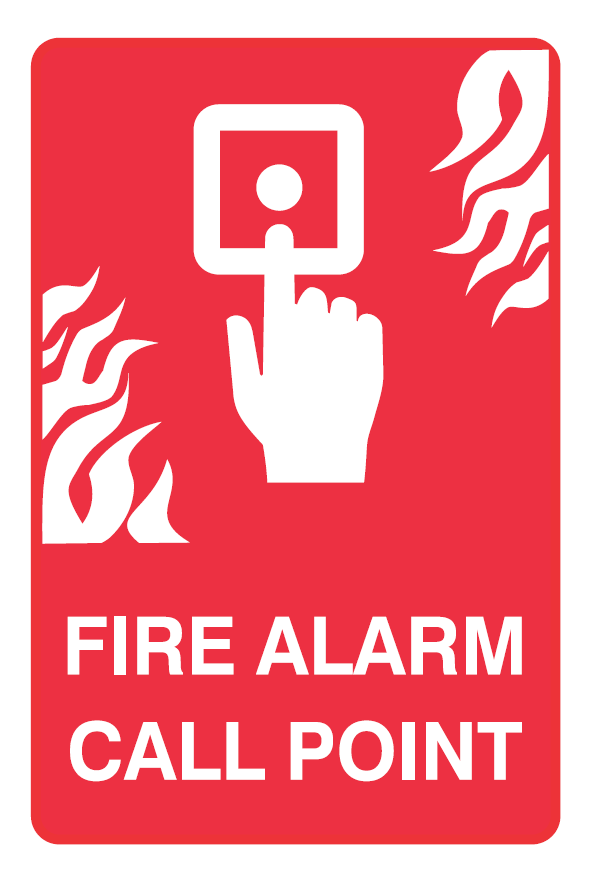 FIRE ALARM CALL POINT WITH PICTO
