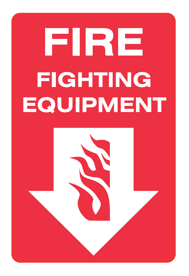 FIRE FIGHTING EQUIPMENT WITH PICTO