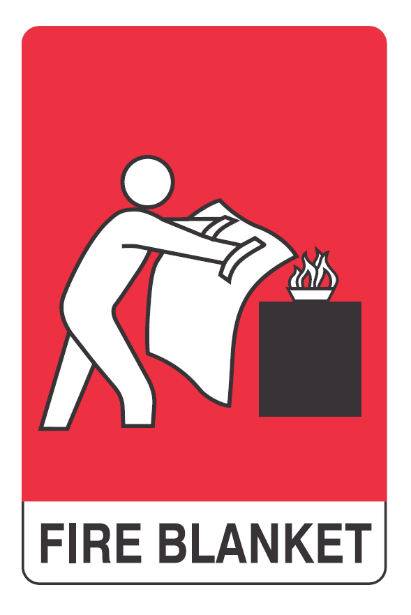 FIRE BLANKET WITH PICTO