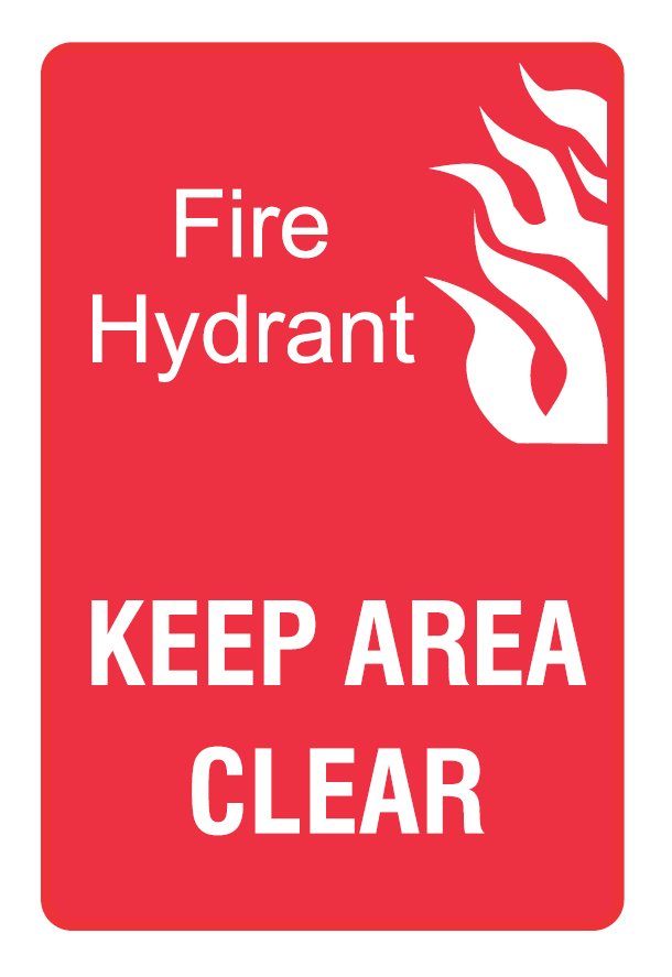 FIRE HYDRANT KEEP AREA CLEAR
