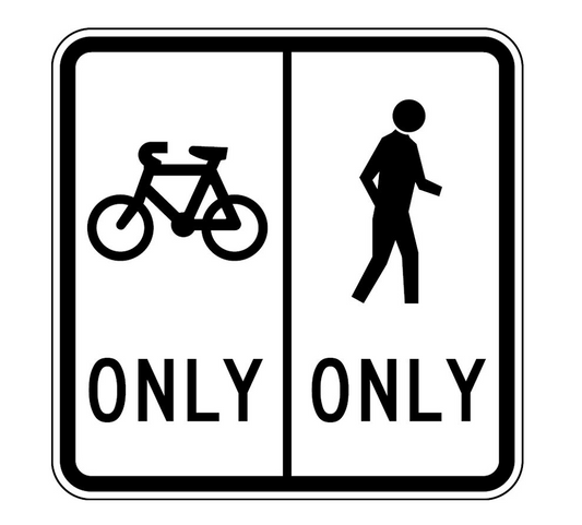 BICYCLE / PERSONS ONLY WITH PICTOS