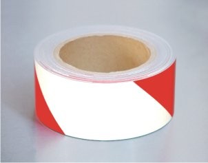 RED / WHITE CLASS 2 REFLECTIVE WARNING TAPE