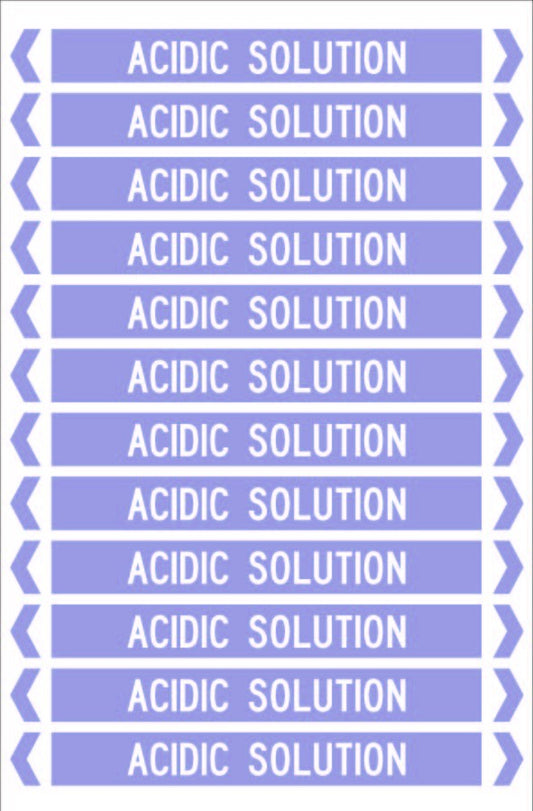 ACIDIC SOLUTION 12 X 100 - PACK OF 5