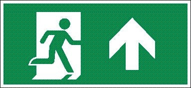 EXIT PICTO WITH UP ARROW
