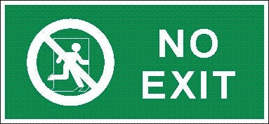 NO EXIT WITH PICTO