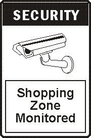 SHOPPING ZONE MONITORED