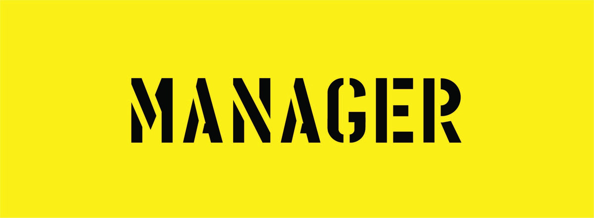 MANAGER STENCIL 600 X 220